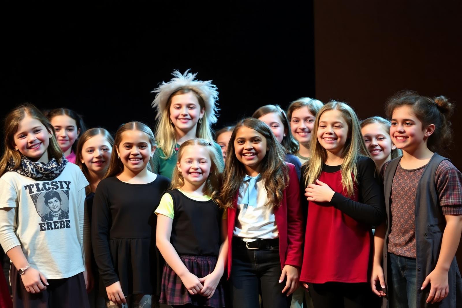 Young performers at Encore Theatre